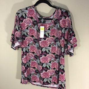 Agnes and Dora frill sleeve top xxl